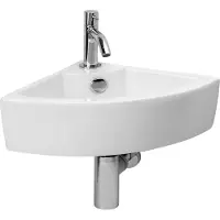 Differnz Fonteinset keres warm/koud kraan 32.5x32.5x12.5 cm wit