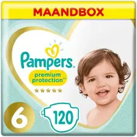 Pampers Premium Protection Baby Luiers Maat 6 120 stuks