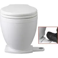 Jabsco Lite Flush Foot Switch Toilet 20a 12v Zilver 37.3 x 40.1 x 40.2 cm