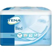 Tena 4x Bed Onderlegger Plus 60 X 40 Cm 40 Stuks