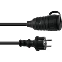 Eurolite 30245693 Stroom Verlengkabel 16 A Zwart 1.5 m H07RN-F 3G 1,5 mm²