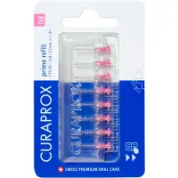 Curaprox 3x Curaprox Interdentale Rager Prime Navulling Cps 08 Roze 3,2mm 8 Stuks