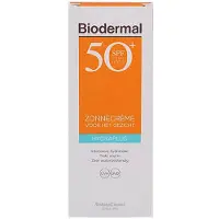 Biodermal 3x Zonnecrème Gezicht Hydraplus Spf50+ 50 Ml
