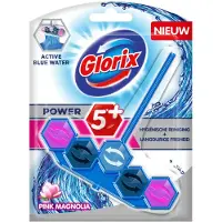 Glorix Toiletblok Blauw Water Pink Magnolia