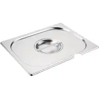 Vogue RVS deksel GN 1/2 met lepeluitsparing