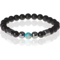 Memphis Heren kralen armband Lucky Stone Turquoise
