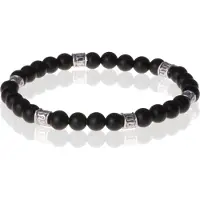 Memphis kralen armband Onyx Tibetaanse kraal
