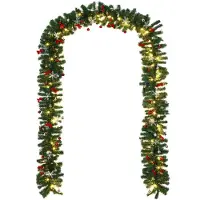 Casaria Kerstslinger 10m In-/Outdoor incl Versiering