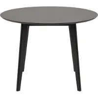 Actona basic Crow Eettafel - Ø 105 cm - Zwart