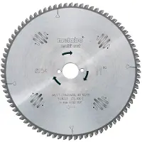 Metabo 628084000 Cirkelzaagblad 220 mm 1 stuk(s)
