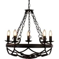 Searchlight Klassieke hanglamp Cartwheel Ø 54cm