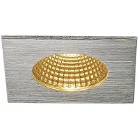 SLV Led inbouwspot Patta Square 8cm metaalgrijs
