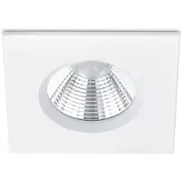 TRIO Led inbouwspot | Vierkant | Zagros | Wit | Dimbaar | Ø 72mm | IP65 | 5.5W