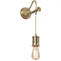 Elstead Lighting LED Wandlamp Douille | 1X E27 Max 60W | Aged Brass