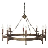Elstead Lighting LED Kroonluchter | 8X E14 Max 60W | Dimbaar | Old Bronze