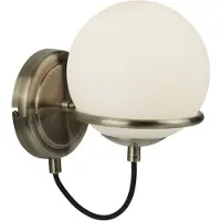 Searchlight Wandlamp Sphere met glazen bol