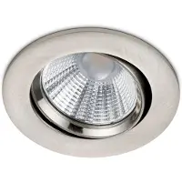 TRIO Led inbouwspot | Rond | Pamir | Nikkel | Dimbaar | Ø 72mm | 5.5W