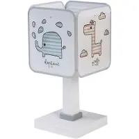 DALBER Kinder-tafellamp Baby Zoo, fluorescerend