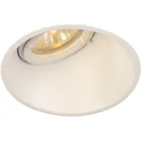 SLV Inbouwspot Horn Slant 10,3cm wit