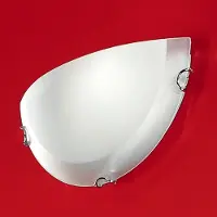 Orion Wandlamp Agada, dimbaar, wit / opaal, Woon-/ Eetkamer, Glas, Modern, wandlamp
