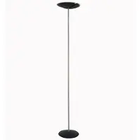 Aluminor LED-uplighter vloerlamp Kitel 79, dimbaar, zwart, Woon-/ Eetkamer, metaal, Modern, LED vloerlamp