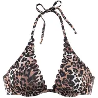 LASCANA Bikinitop 'Lexa' beige / lichtbruin / donkerbruin