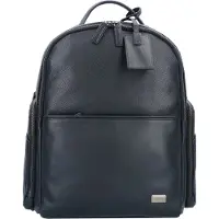 Bric's Torino Rugzak Leer 40 cm Laptopvak zwart