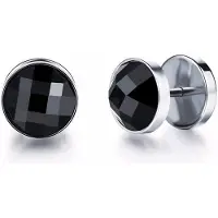 Mendes Jewelry Stud oorbellen Zircon Silver