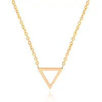 LGT JWLS Hippe dames ketting Triangle Rose