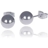 LGT JWLS LGT Jewels Stud oorbellen Bol Zilver 6mm