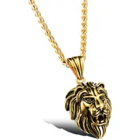 Mendes Heren ketting Leeuw Kettinghanger Goudkleurig