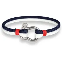 LGT JWLS LGT Jewels Marine armband Navy Blue White