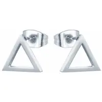 Cilla Jewels Stud oorbellen Edelstaal Triangle