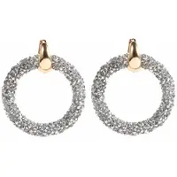 Cilla Jewels Ronde oorbellen Kristal Zilverkleurig