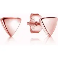 Cilla Jewels dames oorknoppen 925 Zilver Triangle Rose