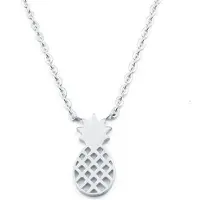 Cilla Jewels dames ketting Pineapple Verzilverd