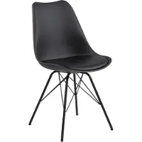 Molecule Eetkamerstoel Eris PU Black