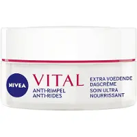 Nivea VITAL Anti-Rimpel Extra Voedende Dagcrème voor vrouwen SPF 15 - Moisturizer - Rijpe en droge huid - Arganolie - 50 ml