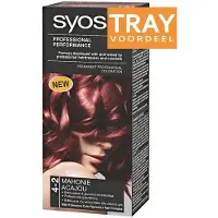 Syoss Colors Cream - 4-2 Mahonie - 3 Stuks