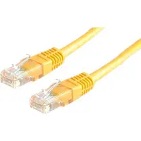 Roline Netwerkkabel | Cat5e U/UTP | 15 meter (100% koper, Geel)