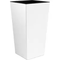 Prosperplast Bloempot (Wit, 22 x 22 x 42 cm)