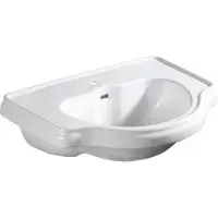 Kerasan Retro inbouw wastafel 62x46cm