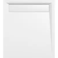 Polysan Varesa rechthoekige douchebak 90x80cm wit