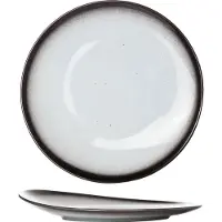 Cosy & Trendy Vigo Shell - Dessertbord - Wit - D21cm - Porselein - (Set van 6).