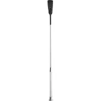 Rimba Leren Rijzweep 60 cm - Zilver