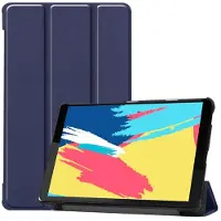 Just in Case Smart Tri-Fold Lenovo Tab M8 FHD Book Case Blauw