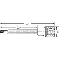 Stahlwille 1054 TX T 60 03131460 1/2 (12,5 mm) Schroevendraaierdop T 60 1/2 (12.5 mm)