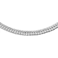 Trendjuwelier huiscollectie 1021067 Zilveren Ketting Gourmet 7,4 mm 45 cm