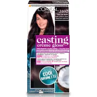 L'Oréal 3x Casting Crème Gloss Semi-permanente Haarkleuring 3102 Donker Parelmoer Asbruin