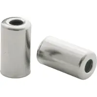 Elvedes Kabelhoedjes messing 5 mm zilver 200 stuks